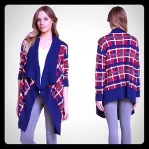 Romeo + Juliet Couture Drape Front Wrap Cardigan